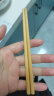 玉米（CORN）实木儿童筷子家用木质宝宝筷4木筷木头小短幼儿园专用6一12岁 实拍图