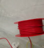 德力西（DELIXI）电线电缆BVR6平方单芯多股铜线 家装家用铜芯电线 50米红色火线  实拍图