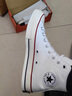 匡威（Converse）1970s 经典三星标高帮鞋情侣运动鞋学生鞋休闲帆布鞋男女鞋多巴胺 162053C 米白色 36 /3.5 实拍图