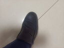 红蜻蜓商务休闲皮鞋男士舒适套脚爸爸鞋WTD71761A/62A 黑色 42 实拍图