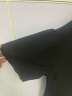 南极人（Nanjiren）冰丝短袖T恤男士夏季纯色亚麻运动速干半袖宽松百搭打底衫上衣服t 黑色 3XL(181-200斤) 晒单实拍图