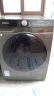 三星（SAMSUNG）10.5公斤全自动洗衣机洗烘一体机 滚筒洗衣机 泡泡净洗 AI智能控制 WD10T504DBX/SC 灰 实拍图