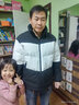 乔丹羽绒服男外套冬季保暖防风防泼水防寒运动休闲羽绒服 涧石蓝 -014R M 实拍图