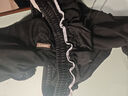 头号青年休闲裤男士秋冬季潮流卫长裤宽松加大码束脚运动裤子男装 黑 XL 实拍图