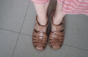 百丽罗马凉鞋女商场同款猪笼鞋厚底厚底凉鞋BK734BL3 棕色 37 实拍图