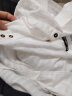仙女锦雪纺衬衫女装夏季薄款短袖2024年新款小个子上衣时尚气质女士衬衣 白色 M_[90~105斤] 晒单实拍图