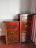 简美丽家 板式实木斗柜简约五斗橱美式乡村卧室五斗柜客厅储物柜卧室家具 三屉柜45*40*75.5CM（JM313） 实拍图