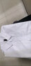 卡度顿夏季短袖衬衫男韩版修身大码青少年商务休闲白衬衣职业装工作服 白色 M 实拍图