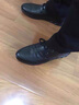 者顿皮鞋男秋冬季男士商务休闲正装鞋子男潮流工作耐磨厚底德比鞋 FH-锦足 6568皮鞋黑色 41 实拍图