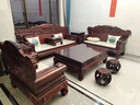 木恒盛红木家具印尼黑酸枝（学名：阔叶黄檀）至尊沙发实木沙发组合客厅家具 123组合7件套 实拍图