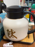JRINKTEEA品牌纯钛焖茶壶高档保温壶茶水分离泡茶闷泡壶大容量钛壶养生茶具 (珍珠白+2小钛杯) 1300ml 实拍图