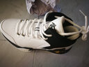 乔丹QIAODAN男鞋磨砺篮球鞋春季新品高帮皮面减震耐磨球鞋 乔丹白黑色(高帮加绒) 44 实拍图
