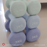 gxmmat【多规格选择】哑铃男女士健身家用力量训练器材锻炼出学期练臂肌 罗兰紫3kg/个（拍下即为一对） 实拍图