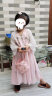酷乐羊女童2024夏季新款古装汉服儿童超仙襦裙中国风夏装连衣裙子童装潮 粉色(1090)+挎包 120 实拍图