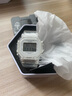 卡西欧（CASIO）BABY-G小方块系列学生防水防震多功能计时时尚运动女表情人节礼物 透明白BGD-565US-7 实拍图