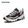 斯凯奇（Skechers）熊猫鞋黑白金休闲运动厚底增高经典复古季66666228 男款/黑色/金色/BKGD 41 实拍图
