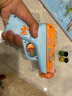 小巧耐摔儿童电动声光音乐玩具男女孩枪3岁小宝宝发光小手枪 蓝色（电池款） 实拍图