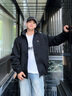 Calvin KleinJeans【防风防水】春秋男士ck户外露营登山运动外套J326809 BEH-太空黑 M 实拍图