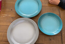 酷彩（Le Creuset）炻瓷19/23cm圆形碟 家用餐具水果盘甜品盘西餐盘沙拉盘餐盘 圆形碟薄雾灰 23cm 实拍图