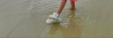 俞兆林（YUZHAOLIN）洞洞鞋男女情侣沙滩鞋厚底增高凉拖鞋外穿 YB260 白色女 38/39 晒单实拍图