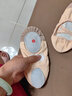 智友伴儿童舞蹈鞋女童软底练功鞋帆布免系带芭蕾舞鞋跳舞考级专用鞋肤色 实拍图