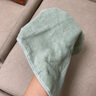 洁丽雅（grace）洗脸毛巾纯棉抑菌擦手巾竹纤维方巾吸水吸汗不掉毛洗澡巾 深绿色【方巾单条装】 实拍图