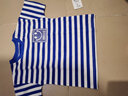 真维斯（Jeanswest）男童t恤短袖夏季新款儿童条纹海魂衫舒适夏装男孩夏天休闲上衣潮 蓝 J棒球运动 110 cm 实拍图
