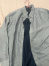 哈吉斯（HAZZYS）男装春秋款衬衣立体抗皱商务休闲牛津纺衬衫ASCZK12CK01 深藏青色DN 185/104A 52 实拍图