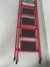 奥鹏梯具行业 梯子家用折叠人字梯室内加厚步楼梯小扶梯多功能爬梯 红色五步梯适合3米小区房 实拍图