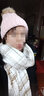 帽子女冬季韩版毛线帽仿貉子毛球冬天加绒加厚保暖学生护耳套头针织帽冬帽可爱 浅粉色 通码 实拍图