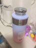 摩飞电器（Morphyrichards）电热水杯便携式暖手保温杯女士 不锈钢热水瓶速热暖手杯电水壶 高颜值送女友生日情人节礼物MR6000 0.2L 日暮巴黎 实拍图