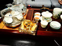 金灶（KAMJOVE） 整套茶具功夫茶盘玫瑰实木自动上水茶台泡茶机茶海家用茶具套装 搭配H9炉、茶具、茶渣桶 1个 实拍图