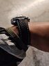 BYIA【销量1万+】表带真皮手表带男款牛皮适用原装卡西欧DW浪琴天梭华为手表表带GT4 gt6皮表链gt5软皮 黑色白线银色针扣 20mm 实拍图