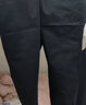 与狼共舞【棉弹舒适】休闲裤男长绒棉弹力舒适通勤百搭男士休闲长裤子 101-黑色（常规） 30 76A 实拍图