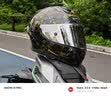 摩雷士（MOTORAX）R50S摩托车头盔全盔夏季男女大尾翼个性酷赛跑骑行机车四季通用 天才 2XL 实拍图