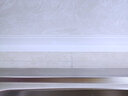 自粘厨房水槽美缝贴洗漱台墙角亚克力透明印花防水条防油防霉胶带 纯白色（百搭款） 实拍图