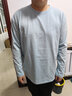 班尼路（Baleno）长袖t恤男春秋季基础款纯色圆领男士打底衫宽松纯棉上衣男女同款 实拍图
