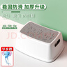 艺美天和（YIMEITIANHE）踩脚凳防滑洗手洗脸垫脚凳宝宝浴室马桶脚踏板凳哺乳钢琴矮凳 太空凳-粉灰 实拍图