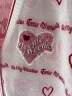 Teenie Weenie小熊甜美V领针织开衫提花毛衣外套女早春新款2023年 粉色 170/L 晒单实拍图