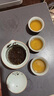 琦轩源旅行茶具便携功夫茶具套装快客杯陶瓷茶壶泡茶杯防烫户外定制LOGO 汝窑雅韵天青+旅行包 一壶3杯 实拍图
