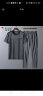 啄木鸟（TUCANO）短袖t恤运动套装男中老年休闲时尚长裤爸爸装两件套灰色B XL 实拍图