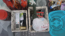 屋里屋外桌面收纳筐客厅玄关钥匙杂物盒茶几零食储物盒仿藤编护肤化妆品篮 木色大中小三件套 实拍图