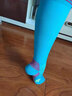 压力袜瘦腿袜小腿运动跑步专业弹力袜羽毛球网球袜女长筒健身骑行 爆款浅蓝【均码34-40】 1双 实拍图