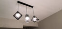 艺标工业风吊灯酒吧咖啡厅创意几何铁艺服装店过道灯阳台餐桌理发店灯 长盘三件套 赠送LED 7瓦三色光 实拍图