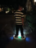 赛瑞德赛瑞德儿童电动平衡车双轮智能体感车男女孩成人平衡车3-12岁 白色发光轮+蓝牙音响+跑马灯 实拍图