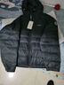 康博秋冬季轻薄羽绒服男连帽时尚休闲情侣装男女款外套 黑色 XL  实拍图
