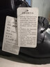3515强人棉鞋男靴皮毛一体羊毛靴子男户外防寒牛皮靴冬季防滑雪地靴 黑色 44 实拍图