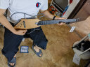 唐农（DONNER）轻音吉他HUSH-1民谣吉他便携木吉他初学者静音效果乐器 枫木款 实拍图