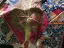 达芬奇密码教师节礼物送老师真丝丝巾100%桑蚕丝围巾女士披肩送妈妈 生命之树 红色 实拍图