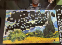 梵高星空拼图著名油画系列麦田星空莫奈拼图儿童成年1000片500块i 麦田 晒单实拍图